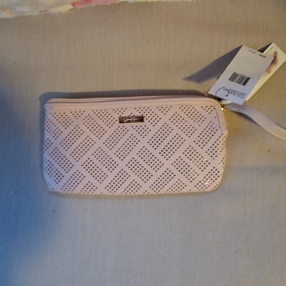 Jessica Simpson pink wristlet